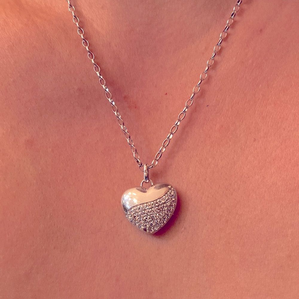 Fossil 9.25   Sterling silver necklace